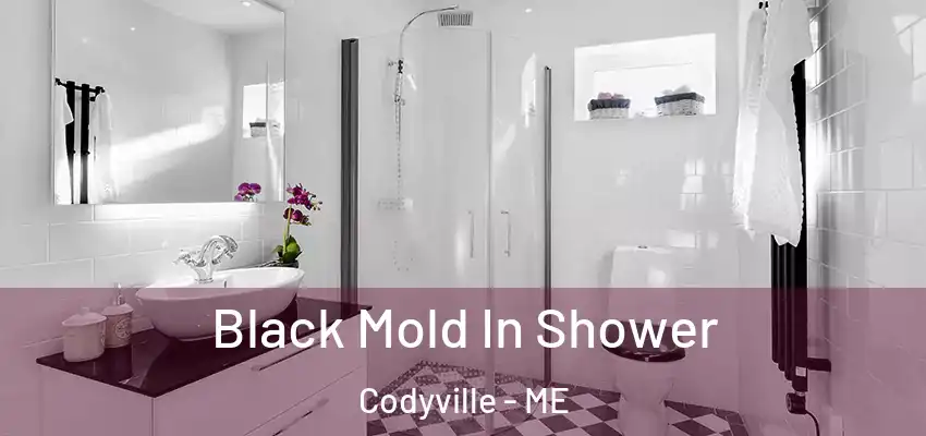  Black Mold In Shower Codyville - ME