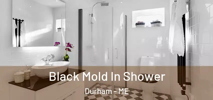  Black Mold In Shower Durham - ME