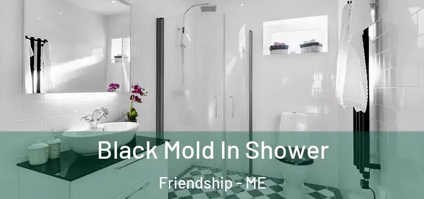 Black Mold In Shower Friendship - ME