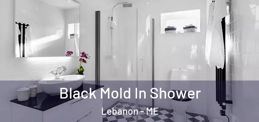  Black Mold In Shower Lebanon - ME