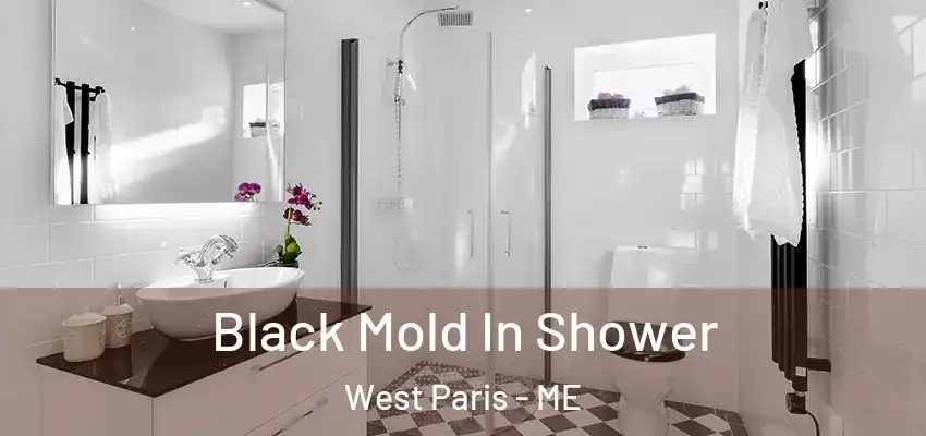  Black Mold In Shower West Paris - ME